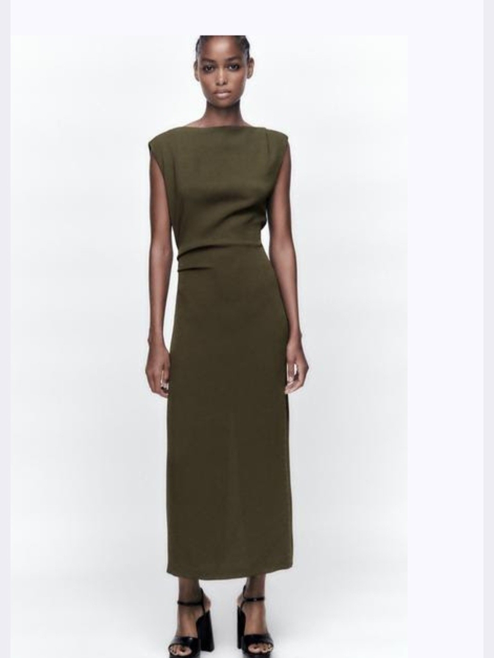 Zara Draped Midi Dress
